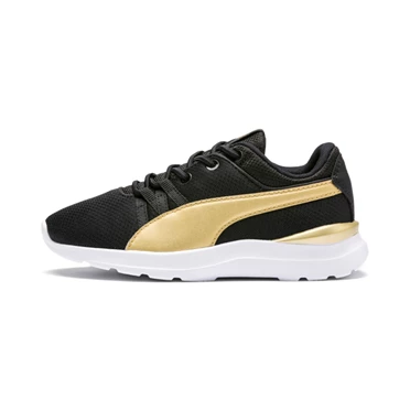 Puma Adela Breathe Ac Tenisky Dievcenske Čierne Zlate | PJZK-07281