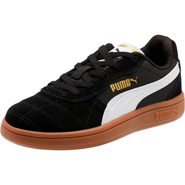 Puma Astro Kick Ac Tenisky Chlapcenske Čierne Biele Zlate | KLWQ-65730