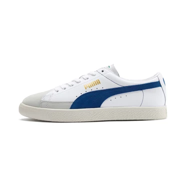 Puma Basket 90680 Tenisky Panske Biele Modre | XMKN-09164