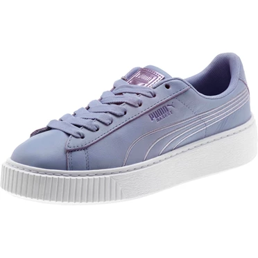 Puma Basket Platform Twilight Tenisky Damske Lavendel Biele | AHOX-50691