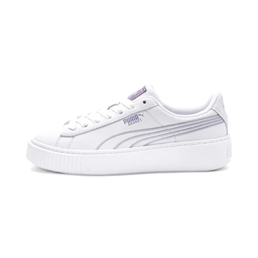 Puma Basket Platform Twilight Tenisky Damske Biele Lavendel | BJUG-24096