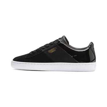 Puma Basket Remix Tenisky Damske Čierne Zlate | ELCT-10389