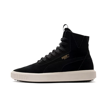 Puma Breaker Hi Evolution Tenisky Panske Čierne Biele | JGYD-81360