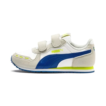 Puma Cabana Racer Sl Ac Tenisky Chlapcenske Biele Modre | XRMW-38450