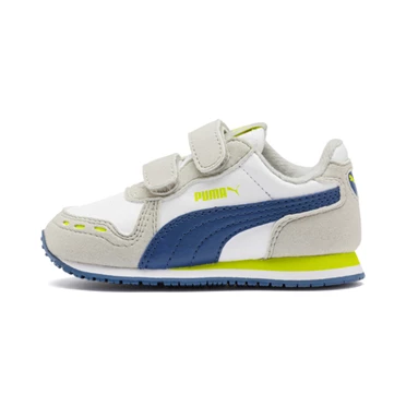 Puma Cabana Racer Sl Tenisky Chlapcenske Biele Modre | SLOR-45768