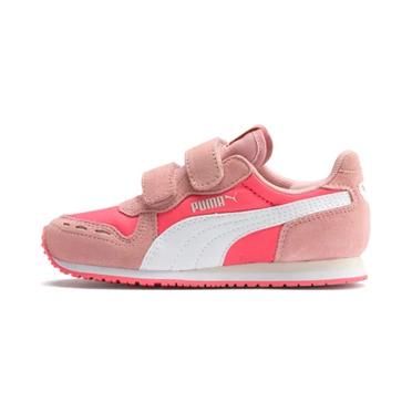 Puma Cabana Racer Tenisky Chlapcenske Koralove Ruzove | ZIEW-35017