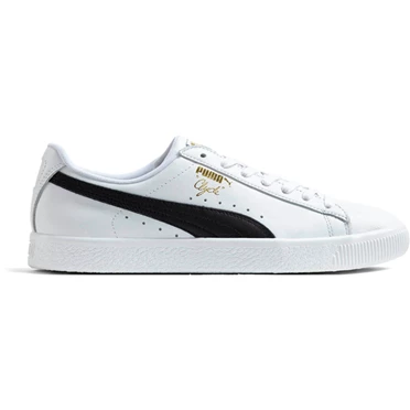 Puma Clyde Core Foil Tenisky Panske Biele Čierne Zlate | FJRN-91405