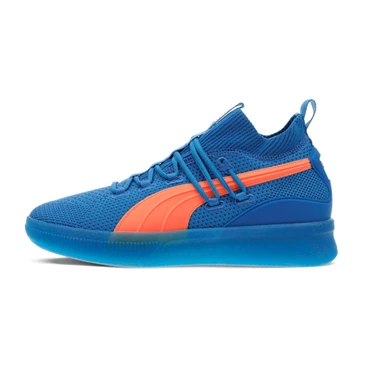 Puma Clyde Court Core Basketbalove Tenisky Damske Modre Oranžové | PTSZ-14908