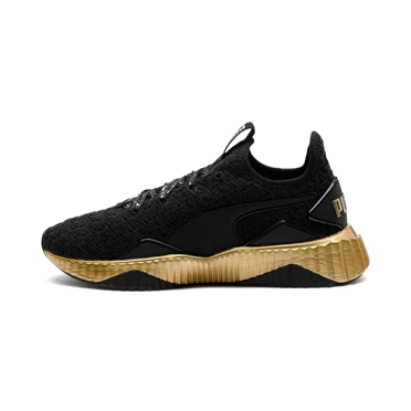 Puma Defy Sparkle Botasky Damske Čierne Zlate | FLXV-10386