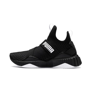 Puma Defy Stredne Core Botasky Damske Čierne Biele | VNIP-79268