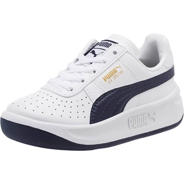 Puma Gv Special Tenisky Dievcenske Biele Námornícka Modrá | UQKZ-08954