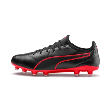 Puma King Pro Fg Kopačky Panske Čierne Červené | DKTO-96147