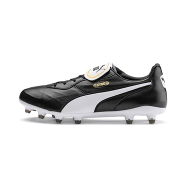 Puma King Top Fg Kopačky Panske Čierne Biele | CHRI-14369