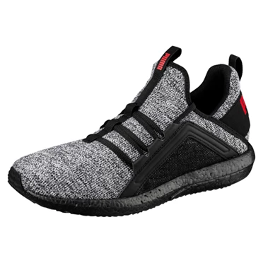 Puma Mega Nrgy Knit Bezecke Topanky Panske Čierne Biele Tmavo Červené | ISYC-36124