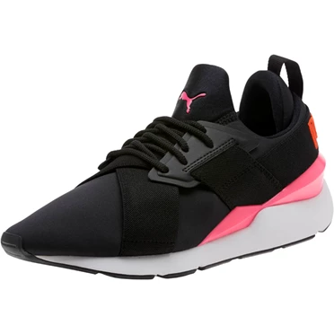 Puma Muse Chase Tenisky Damske Čierne Ruzove | LJIF-95314