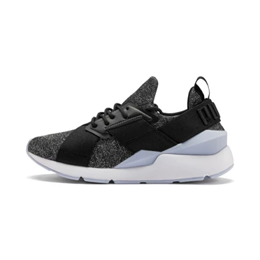 Puma Muse Shift Tenisky Dievcenske Čierne | CEOM-38275