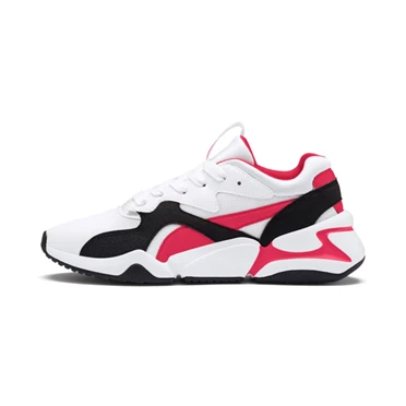 Puma Nova Funky Tenisky Dievcenske Biele Ruzove | NQEB-39584