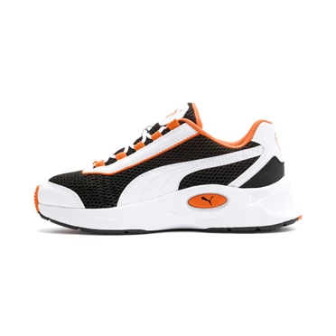 Puma Nucleus Tenisky Dievcenske Biele Oranžové | MTDK-82631