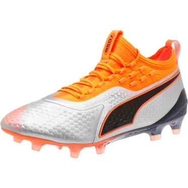 Puma One 1 Fg/Ag Kopačky Panske Strieborne Oranžové Čierne | SLTI-68254