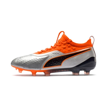 Puma One 1 Fg/Ag Kopačky Panske Strieborne Oranžové Čierne | TMLX-42978