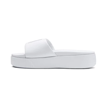 Puma Platform Slide Sandale Damske Biele | HXDU-13785