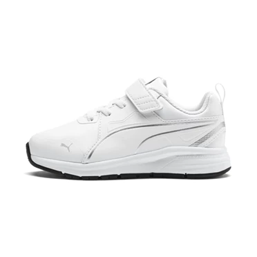 Puma Pure Jogger Sl Tenisky Chlapcenske Biele Strieborne Čierne Nachový | NOES-39572