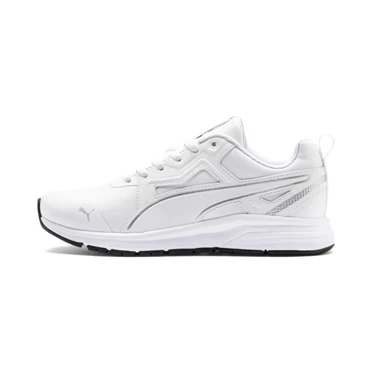 Puma Pure Jogger Sl Tenisky Dievcenske Biele Strieborne Čierne Nachový | CLRA-25681