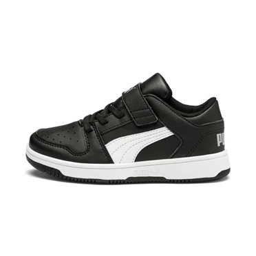 Puma Rebound Layup Lo Tenisky Chlapcenske Čierne Biele | YALQ-76953