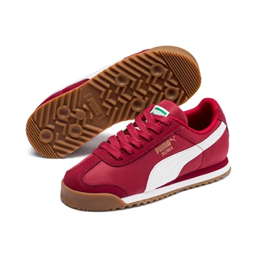 Puma Roma Basic Summer Tenisky Chlapcenske Biele | BYXD-41659