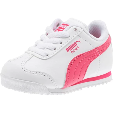 Puma Roma Basic Tenisky Chlapcenske Biele Fuchsie Nachový | JHOM-03842