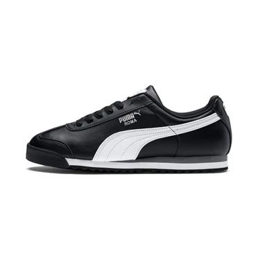 Puma Roma Basic Tenisky Panske Čierne Biele Strieborne | SZJL-79358