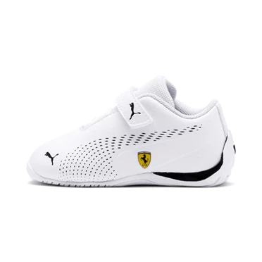 Puma Scuderia Ferrari Drift Cat 5 Ultra Ii Tenisky Chlapcenske Biele Čierne | UQCF-81654