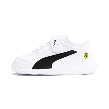 Puma Scuderia Ferrari Kart Cat Iii Tenisky Chlapcenske Biele Čierne | ILSP-45807