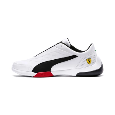 Puma Scuderia Ferrari Kart Cat Iii Tenisky Panske Biele Čierne | QYRF-93748