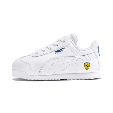 Puma Scuderia Ferrari Roma Tenisky Chlapcenske Biele Modre | UZGH-45038