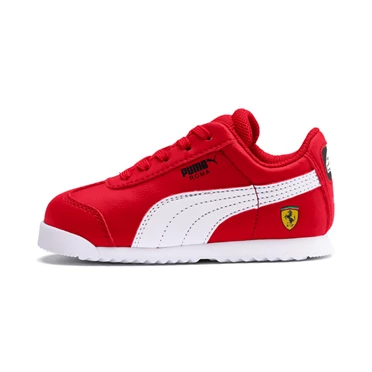 Puma Scuderia Ferrari Roma Tenisky Chlapcenske Biele Čierne | YUEK-60489