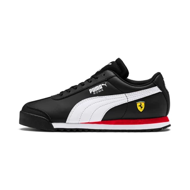 Puma Scuderia Ferrari Roma Tenisky Dievcenske Čierne Biele | DUTC-70415