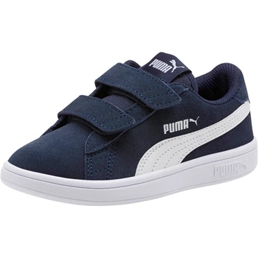 Puma Smash V2 Suede Tenisky Chlapcenske Námornícka Modrá Biele | QMDV-09413