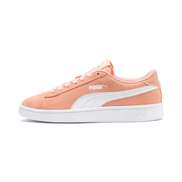 Puma Smash V2 Suede Tenisky Dievcenske Biele | KMVJ-45862