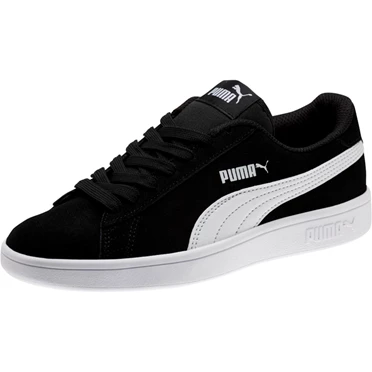 Puma Smash V2 Suede Tenisky Dievcenske Čierne Biele | GPTZ-94315