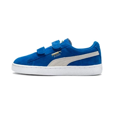 Puma Suede Ac Tenisky Chlapcenske Modre Biele | NAKG-04839