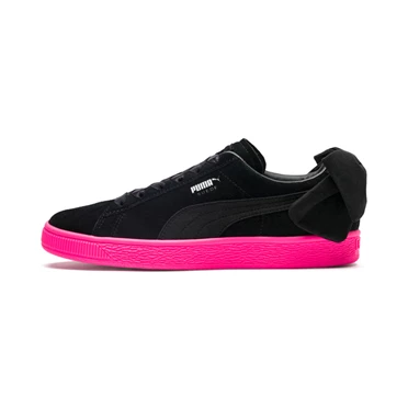 Puma Suede Bow Block Tenisky Damske Čierne | IPGE-65139