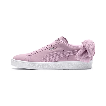 Puma Suede Bow Uprising Tenisky Damske Nachový Biele | IHKM-65418