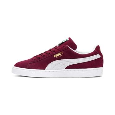 Puma Suede Classic+ Tenisky Panske Tmavo Červené Biele | OVZC-60754