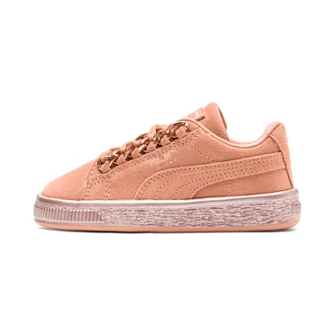 Puma Suede Classic X-chain Tenisky Dievcenske Koralove Ruzove Zlate | QFTX-51279