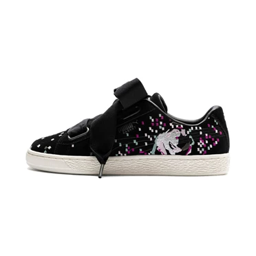 Puma Suede Heart Embossed Tenisky Damske Čierne | XOYI-87402