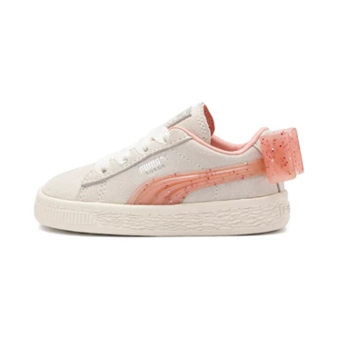 Puma Suede Jelly Bow Ac Tenisky Dievcenske Biele Strieborne | GULA-26853