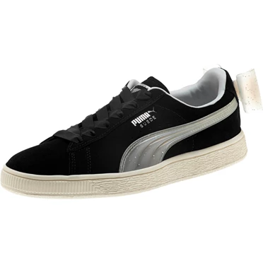 Puma Suede Jelly Bow Tenisky Dievcenske Čierne Siva Strieborne | SOKP-13469