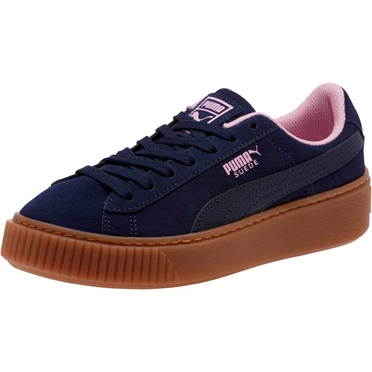 Puma Suede Platform Radicals Tenisky Dievcenske Námornícka Modrá Ruzove | NDPZ-16432