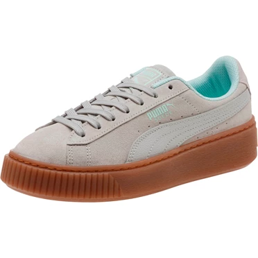 Puma Suede Platform Radicals Tenisky Dievcenske Siva Nachový Svetlo Tyrkysové | SAWZ-98165